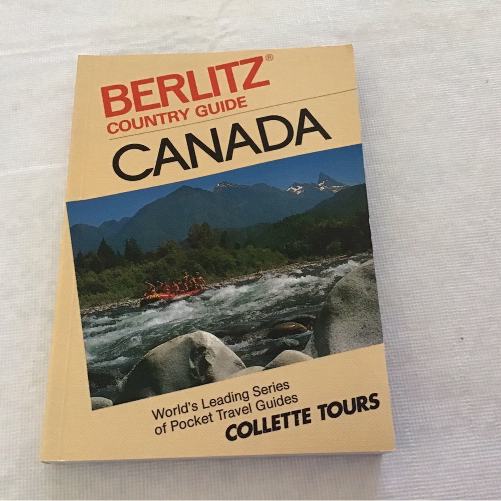Vtg Berlitz Country Guide: Canada 1992 4th Edition